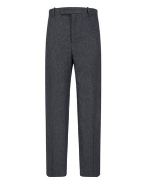 Jil Sander Wool Pants With Viscose Lining - Gray