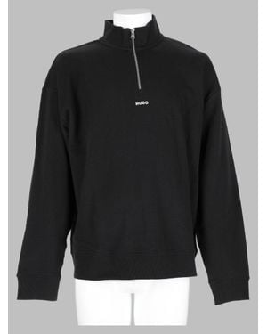 HUGO 100% Cotton Sweatshirt - Black