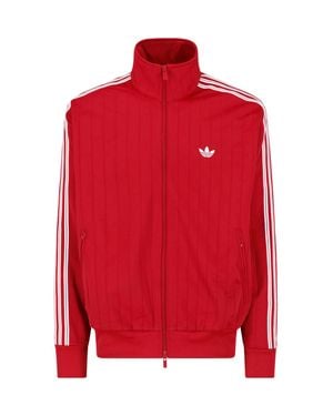 adidas Zip-Up Track Jacket - Red