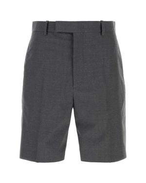 Jil Sander Solid Shorts - Gray
