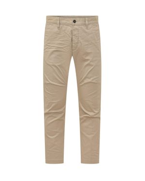 DSquared² Slim Fit Chino Pants - Natural
