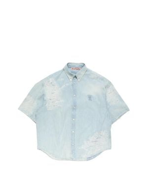 Acne Studios Mini Shirt For - Blue