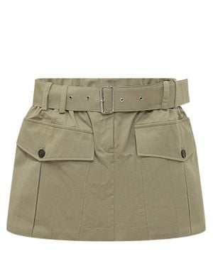 IRO Mini Skirt With Pocket - Natural