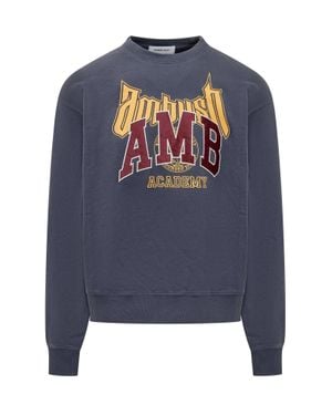 Ambush Signature Sweatshirt With Logo - Blue