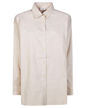 ANDAMANE Button-Up Shirt And Boxer Shorts Set - White