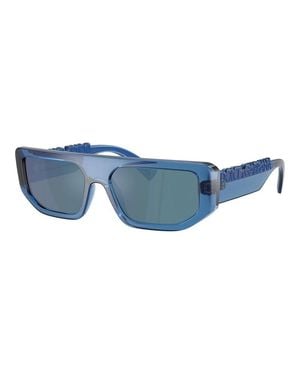 Dolce & Gabbana Transparent Frame Sunglasses - Blue