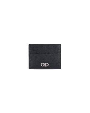 Ferragamo Calf Leather Wallet - Black