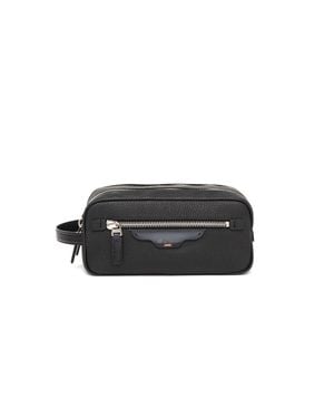 Santoni Mini Leather Backpack For - Black