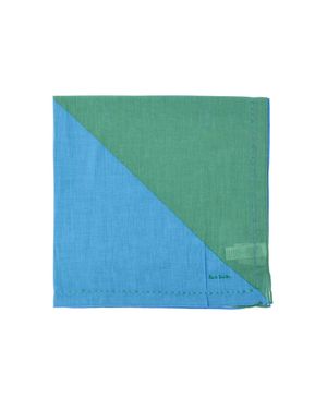 Paul Smith 100% Cotton Scarf - Blue