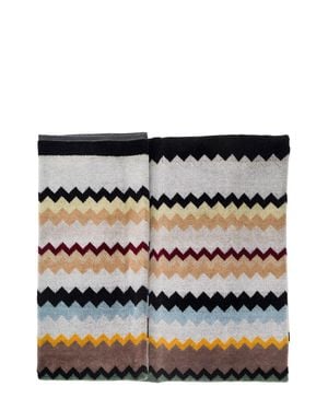 Missoni Mini Towels Set Of 2 - Black