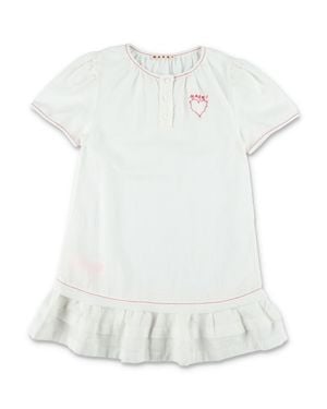 Marni Summer Elegance Mini Dress - White