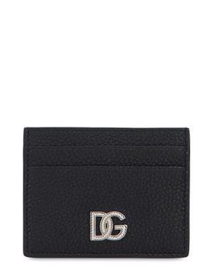 Dolce & Gabbana Dolce & Gabbana Leather Card Holder - Black