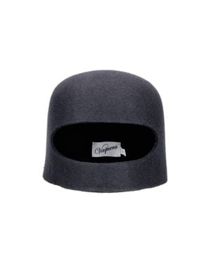 VAQUERA Felt Balaclava Hat - Black