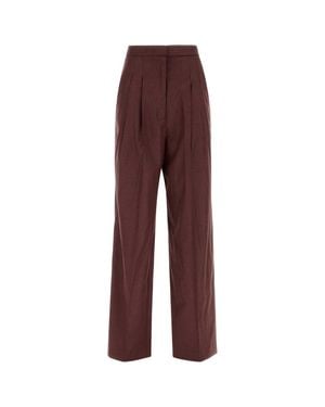 PT Torino Stretch Twill Wide-Leg Grace Pant - Purple