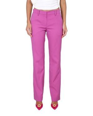 Magda Butrym Straight-Leg Pants With Belt Loops - Pink