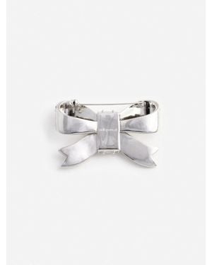 Self-Portrait Crystal Embellished Mini Pin Brooch With Clasp - Multicolor