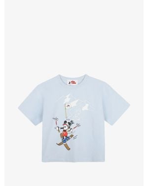 Marc Jacobs Boys' Graphic Print Cotton Crewneck T-Shirt - Blue