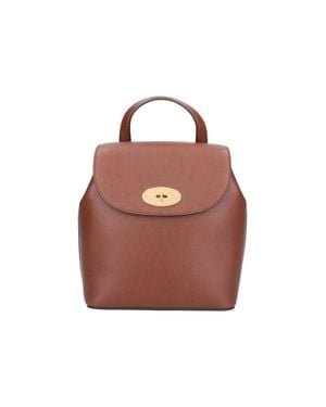 Mulberry 100% Bovine Leather Crossbody Bag - Brown