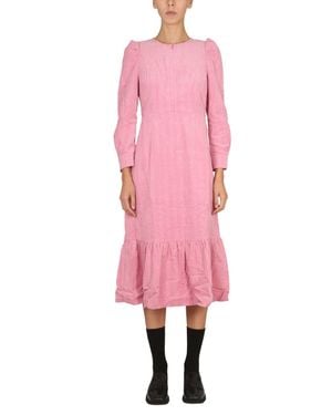 Baum und Pferdgarten Aleema Midi Dress - Pink