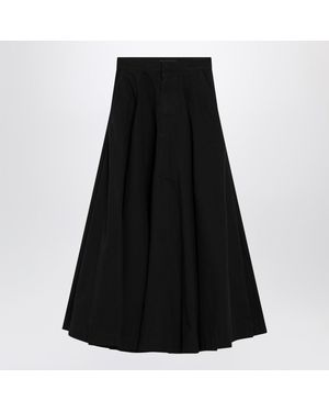 Balenciaga Godet Maxi Skirt - Black