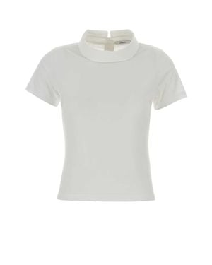 Givenchy Roll-Up Poplin T-Shirt - White