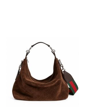Gucci Mini Calfskin Crossbody Bag - Brown