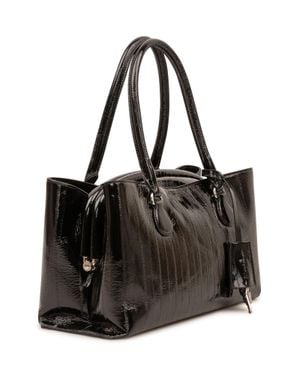 OSOI Patent Leather Tote Bag - Black