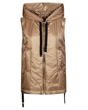 CUBE MAX MARA Puffer Vest For Ss26 - Natural