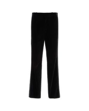 Fendi Cotton Velvet Pant - Black