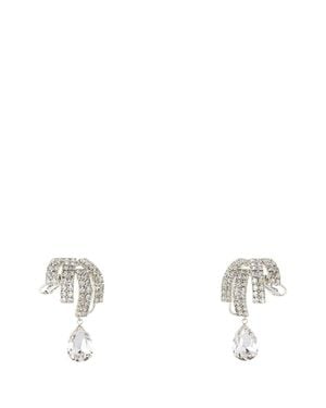 Magda Butrym Earrings 05 Rhodium Finish - White