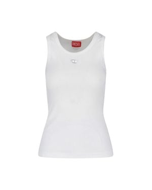 DIESEL Slim Fit Mini Top - White