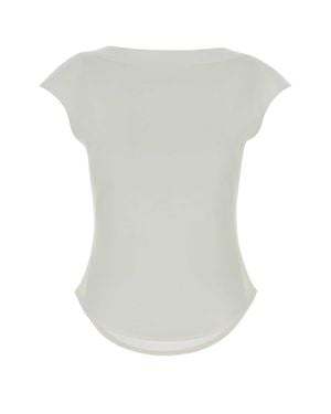 Alaïa Cotton Blend Top - Gray