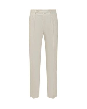 Gabriele Pasini Front Button Closure Pants - Gray