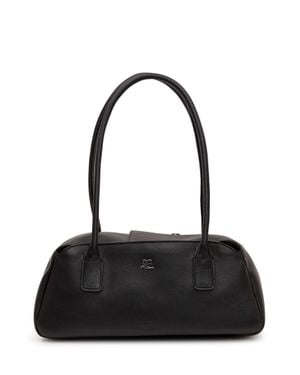 Courreges Stylish Handbag With Double Handle - Black