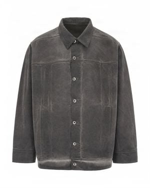 Rick Owens Cotton Pocket-Lined Jacket - Gray