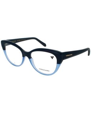 Ferragamo Cat-Eye Eyeglasses 53Mm - Black