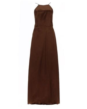 THE GARMENT Long Dress "Cata" - Brown