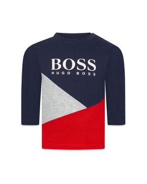 BOSS Long Sleeve Tee Shirt - Blue