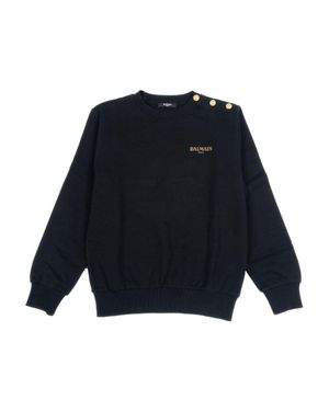 Balmain Sweatshirt With Logo - Blue