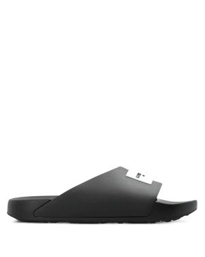 Givenchy Rubber Logo Slippers - White