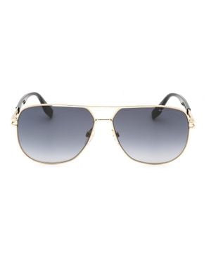 Marc Jacobs Aviator Metal Sunglasses - Blue