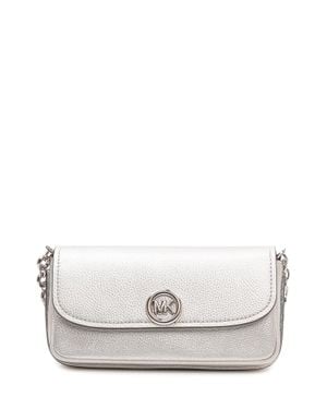 MICHAEL Michael Kors Mini Shoulder Bag With Chain Detail - White