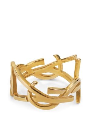 Saint Laurent Saint Laurent Cassandre Bracelet - Metallic