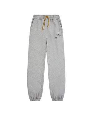 Rhude Classique Cuffed Sweatpant - Gray