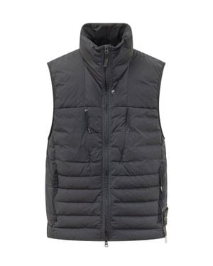 Stone Island Lightweight Gilet With Zip For Spring/Summer 2026 - Black