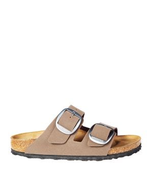 Birkenstock Big Buckle Arizona Slippers For - Brown