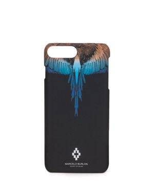 Marcelo Burlon Wings Iphone 8 Plus Cover - Blue