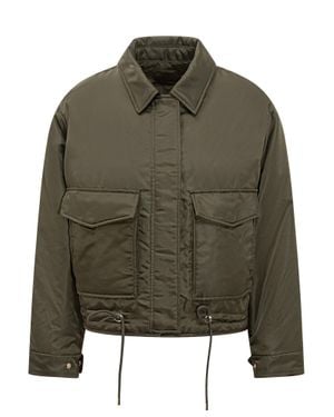 MICHAEL Michael Kors Stylish Down Jacket With Front Pockets - Green
