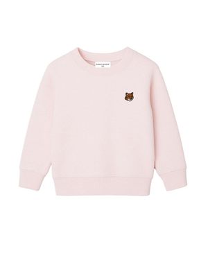 Maison Kitsuné Kids 100% Cotton Sweatshirt - Pink