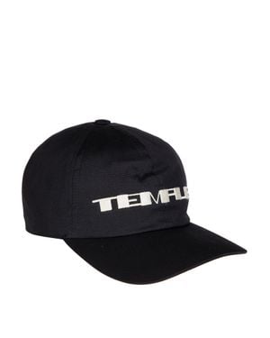 Rick Owens Embroidered Visor Cap - Black